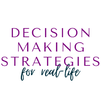 Decision making strategies for real-life (logo)